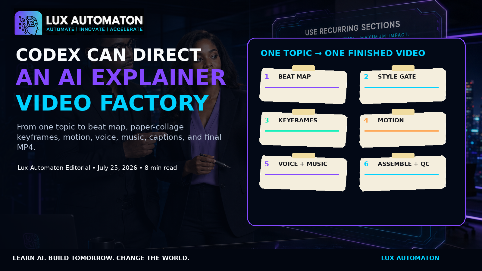 How Codex Can Direct an AI Explainer Video Factory
