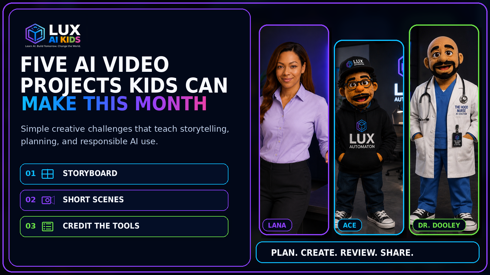 Five AI Video Projects Kids Can Make This Month