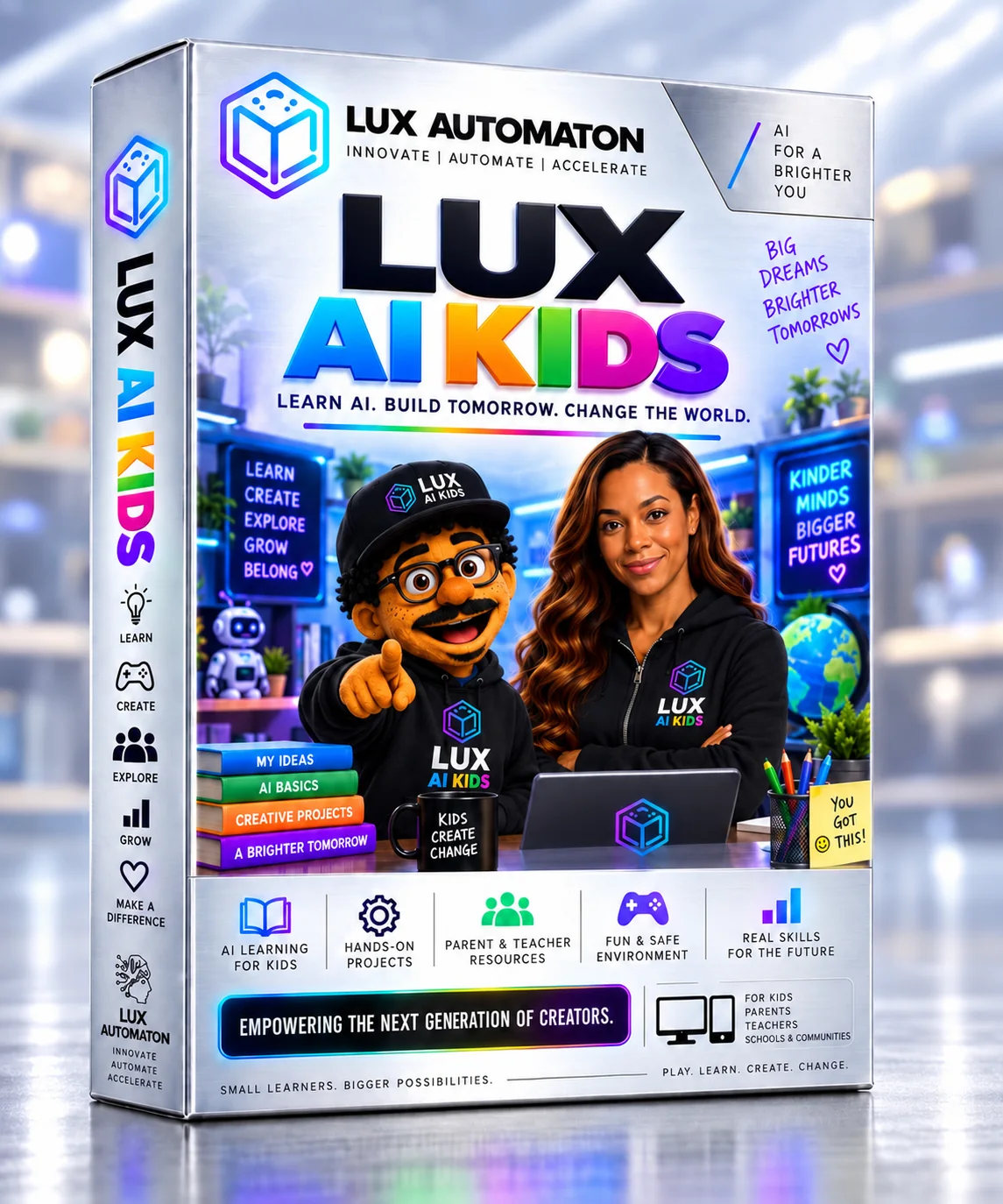 Lux AI Kids product package