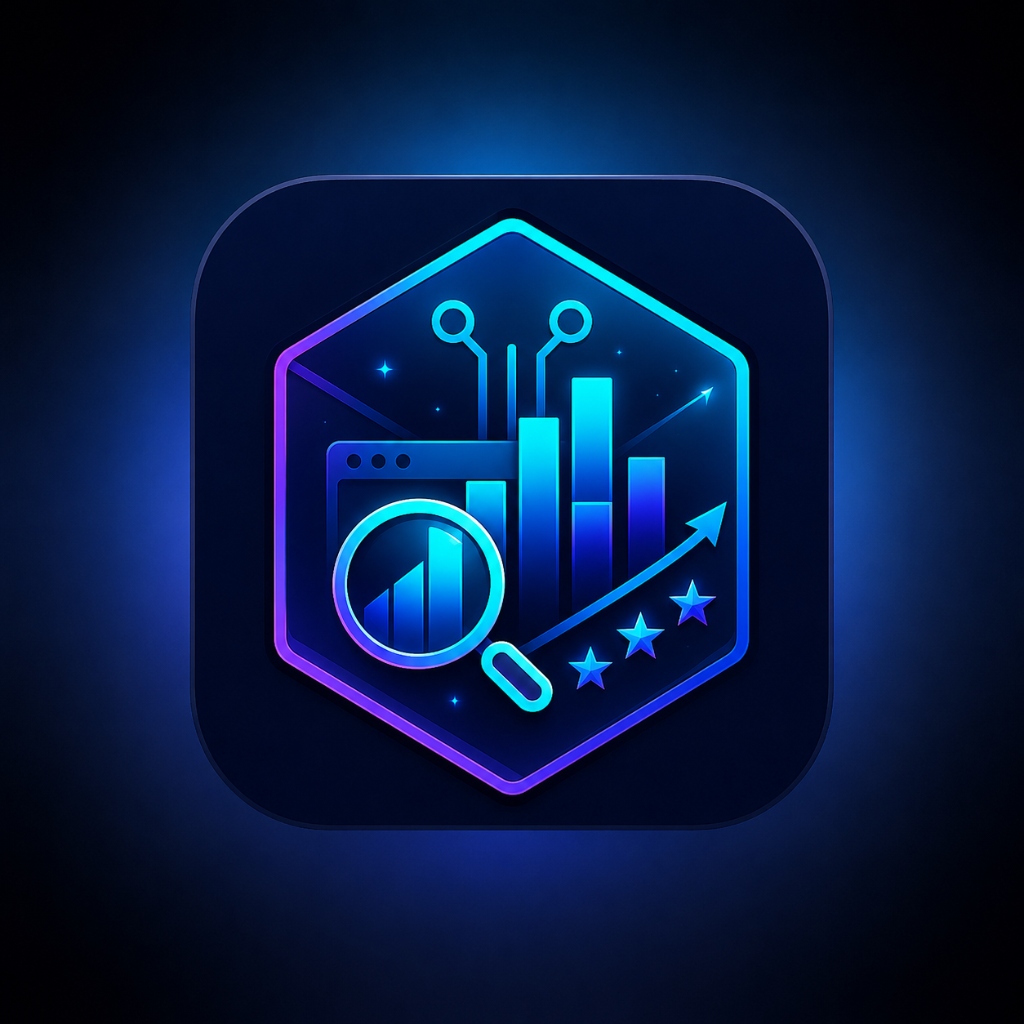Lux App Review Official Hexagon Logo
