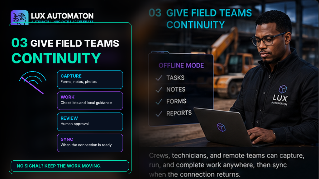 03 Give Field Teams Continuity Breakdown Card.