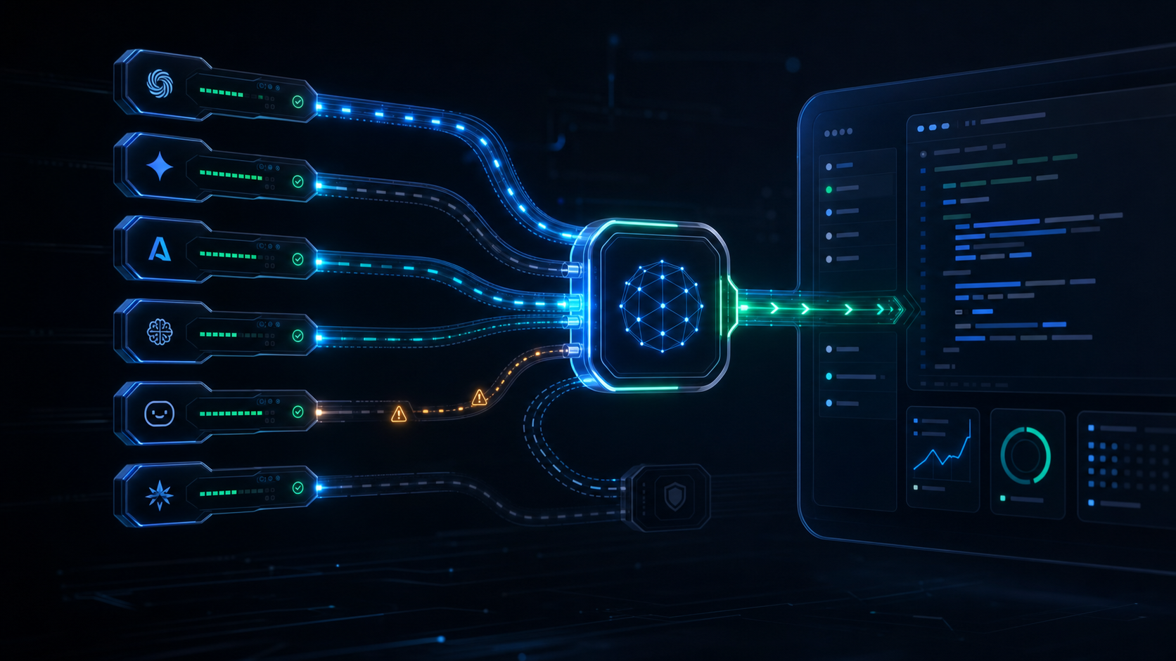 Model Switcher routing visual
